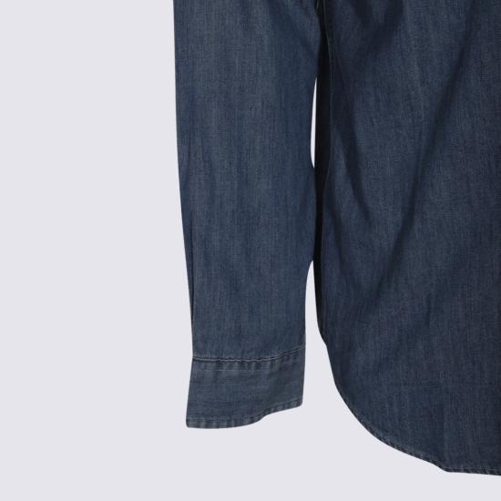 26FW 폴로 랄프로렌 포니로고 자수 데님 셔츠 710792043001 Blue - POLO RALPH LAUREN