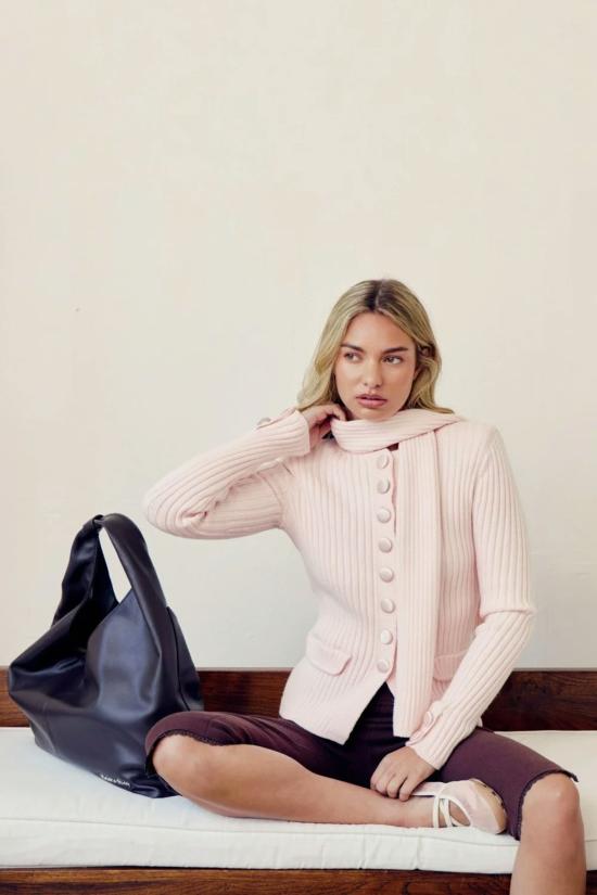  하우스오브써니 가방 하우스 오브 써니 빅 슬링백 다크 초콜릿 - HOUSE OF SUNNY