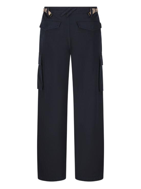26SS 버버리 스트레이트 팬츠 8119203C4008 Blue - BURBERRY