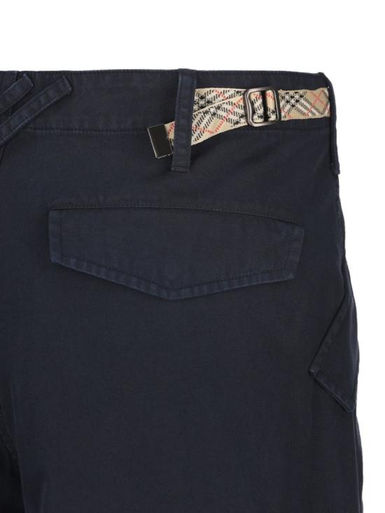 26SS 버버리 스트레이트 팬츠 8119203C4008 Blue - BURBERRY