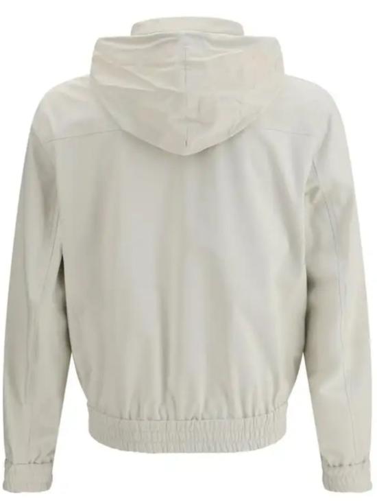 26SS 브루넬로 쿠치넬리 폴딩 후드 본디드 나일론 블루종 MZ4266525C1782 Neutrals - BRUNELLO CUCINELLI