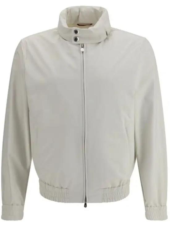 26SS 브루넬로 쿠치넬리 폴딩 후드 본디드 나일론 블루종 MZ4266525C1782 Neutrals