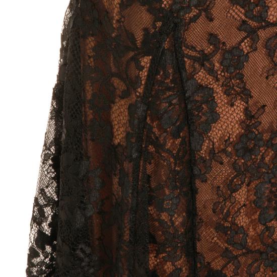 26FW 셀프 포트레이트 롱 스커트 PF26032MSKBBLACK Brown - SELF PORTRAIT