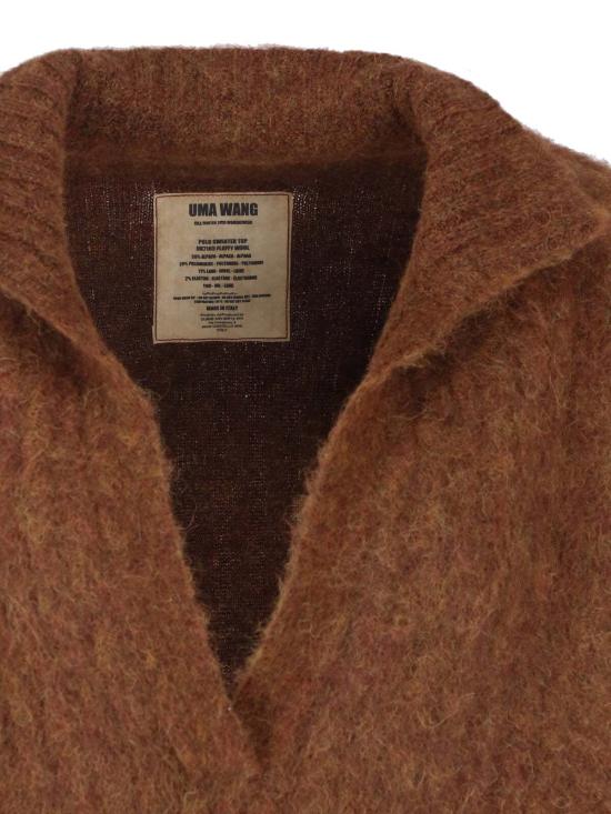 26FW 우마 왕 스웨터 UK7165 UW240 Brown - UMA WANG