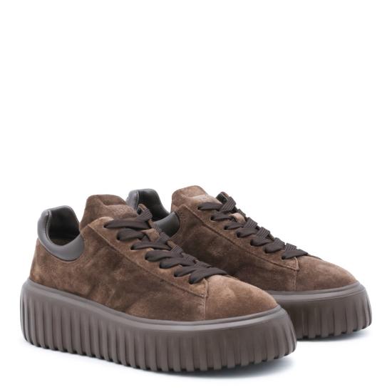 26FW 호간 스니커즈 HXW6450FC6TPJQ0UV2 Brown - HOGAN