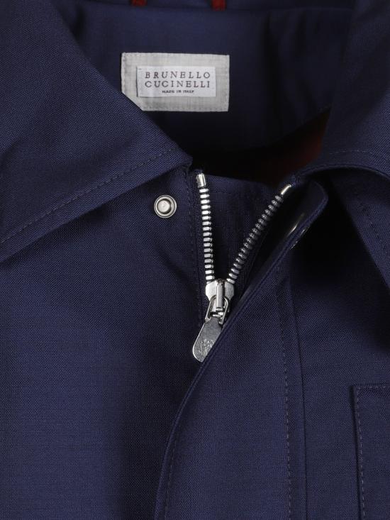 26SS 브루넬로 쿠치넬리 자켓 MM4166490C350 Blue - BRUNELLO CUCINELLI