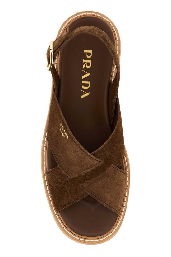 26SS 프라다 샌들 1X229OF055054 F0324 BROWN - PRADA