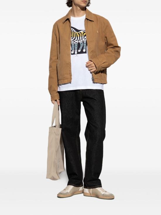 26FW 폴 스미스 지브라 패치 반팔 M2R011R WP607801 WHITE - PAUL SMITH