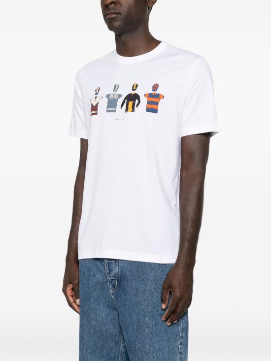 26FW 폴 스미스 지브라 패치 반팔 M2R011R WP607801 WHITE - PAUL SMITH