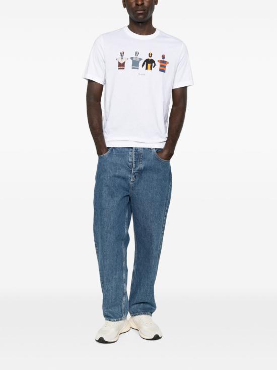 26FW 폴 스미스 지브라 패치 반팔 M2R011R WP607801 WHITE - PAUL SMITH