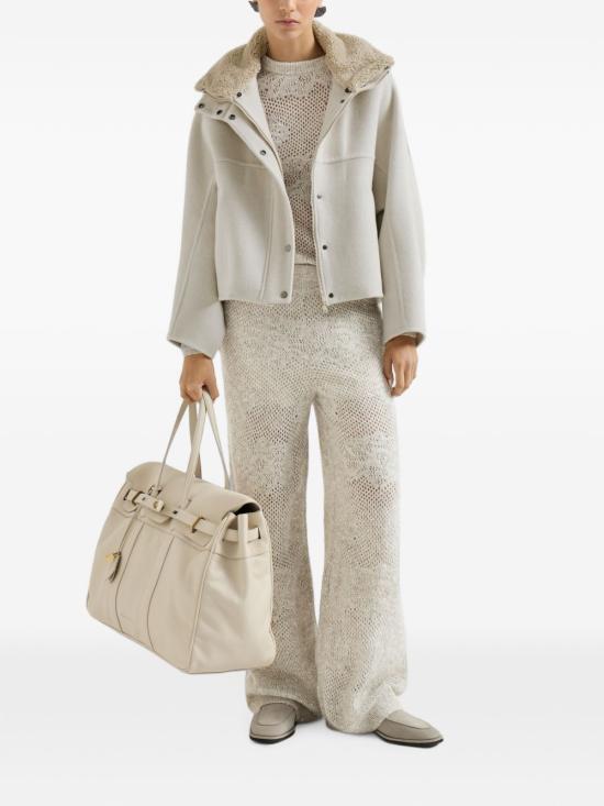 26FW 브루넬로 쿠치넬리 가죽 자켓 MD5327555 C042 BEIGE - BRUNELLO CUCINELLI