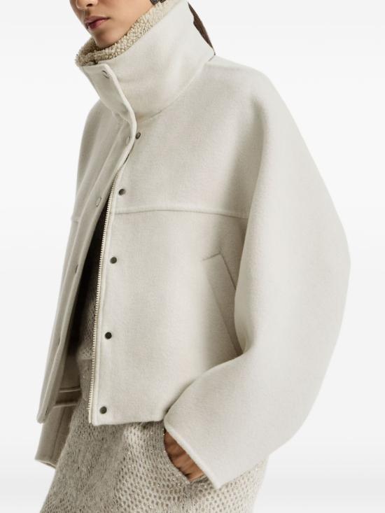 26FW 브루넬로 쿠치넬리 가죽 자켓 MD5327555 C042 BEIGE - BRUNELLO CUCINELLI