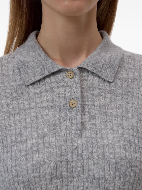 26FW 클로즈드 폴로 티셔츠 C96909 93R22127 GREY - CLOSED