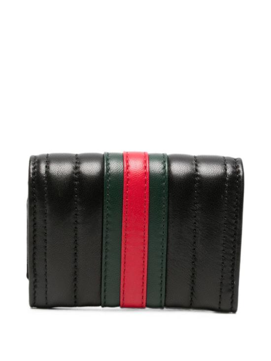 26FW 구찌 젯셋 GG 마몽 바이폴드 카드 케이스 A006X3 AAHA41068 BLACK - GUCCI