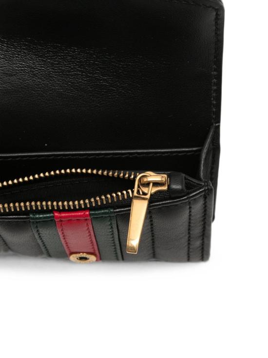 26FW 구찌 젯셋 GG 마몽 바이폴드 카드 케이스 A006X3 AAHA41068 BLACK - GUCCI