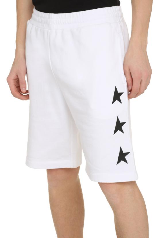 골든구스 숏팬츠 GMP00878 WHITE - GOLDEN GOOSE