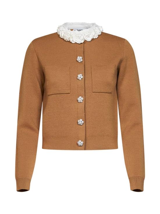 26FW 셀프 포트레이트 니트웨어 094CABR BROWN CAMEL