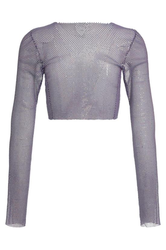  산타 브랜즈 민소매 티셔츠 LONG SLEEVE CROP TOP PURPLE - SANTA BRANDS