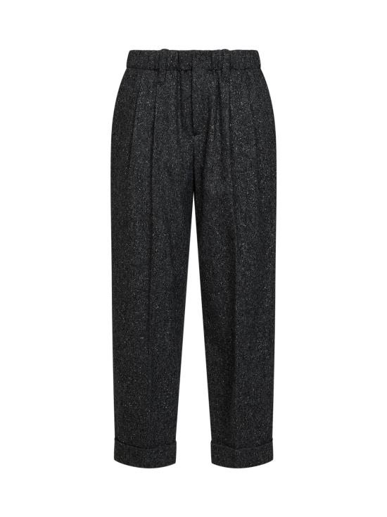 26FW 브루넬로 쿠치넬리 팬츠 MD002P9274 C001 BLACK