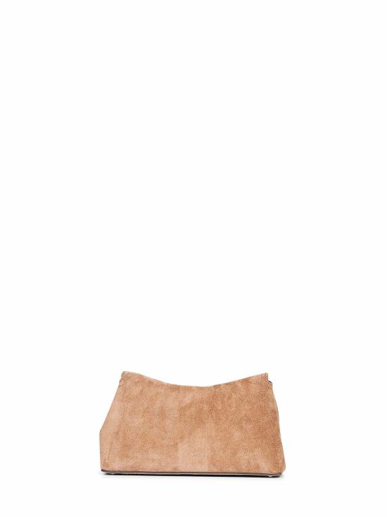 26FW 토템 T락 스웨이드 클러치 241WAL944LE0004 104 BROWN - TOTEME