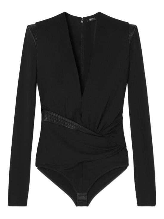 베르사체 바디수트 티셔츠 10219831A14475 BLACK