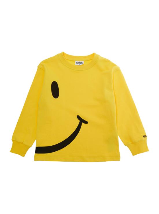  모스키노 긴팔 티셔츠 HUF09SLCA86 YELLOW
