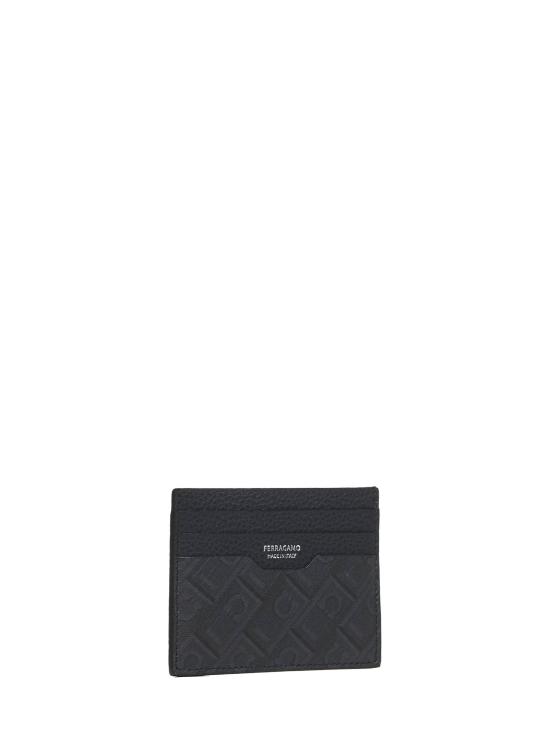 26FW 살바토레 페라가모 크레딧 카드 홀더 661583MONOGRAM780321 BLACK - SALVATORE FERRAGAMO
