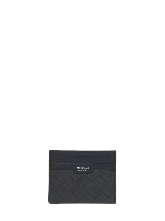 26FW 살바토레 페라가모 크레딧 카드 홀더 661583MONOGRAM780321 BLACK
