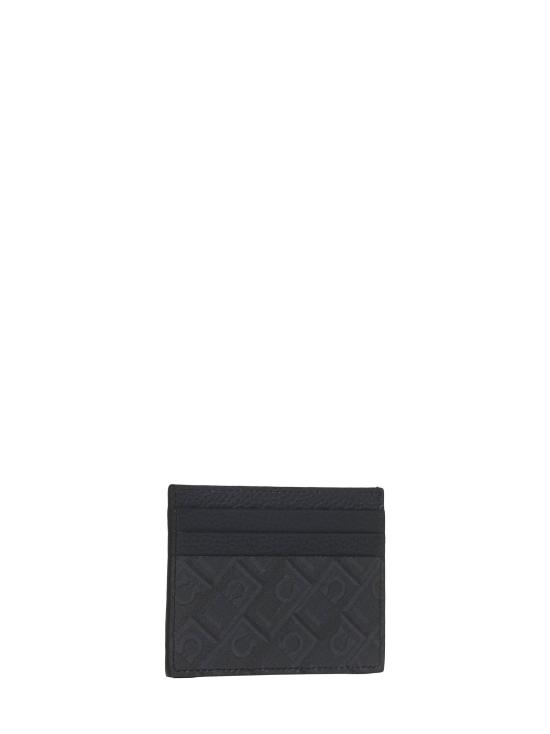 26FW 살바토레 페라가모 크레딧 카드 홀더 661583MONOGRAM780321 BLACK - SALVATORE FERRAGAMO