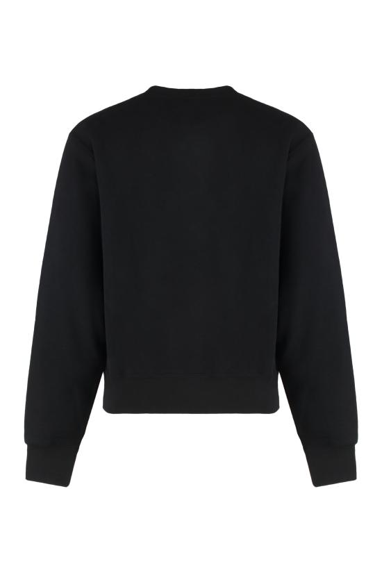25FW 생로랑 CASSANDRE, 캐산드르 크루넥 스웨트셔츠 820127 BLACK - SAINT LAURENT