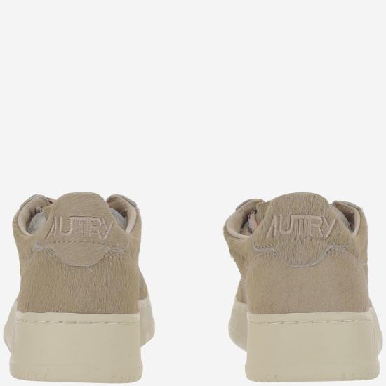 25FW 오트리 메달리스트 로우 레더 스니커즈 AULWPE01 BEIGE - AUTRY