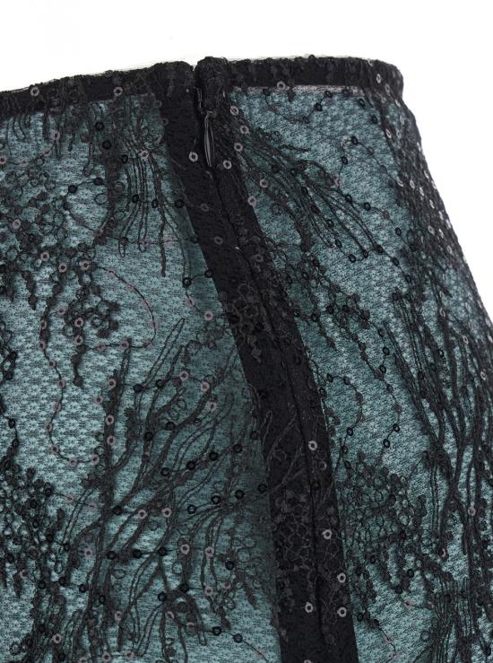 26FW 세미쿠튀르 스커트 Y6WQ53 BLACK - SEMI-COUTURE
