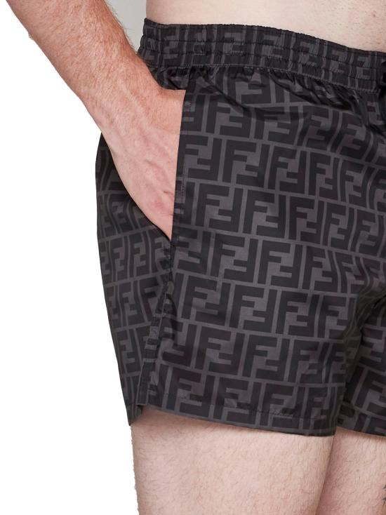26SS 펜디 테크니컬 패브릭 숏팬츠 FXB077A79FF0P9B BLACK - FENDI