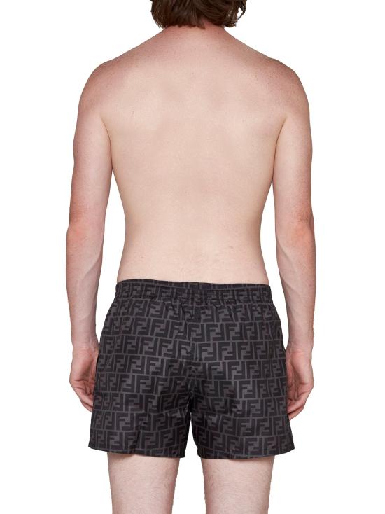 26SS 펜디 테크니컬 패브릭 숏팬츠 FXB077A79FF0P9B BLACK - FENDI