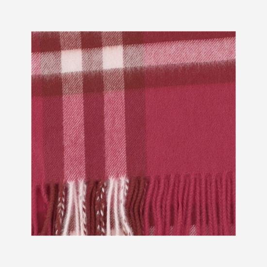  버버리 체크 캐시미어 스카프 8112709 PINK - BURBERRY