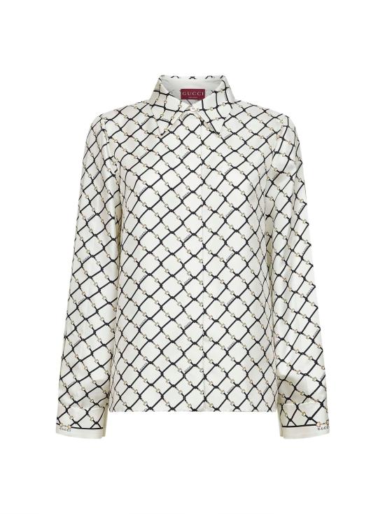 26SS 구찌 셔츠 852949ZAUMY9097 WHITE