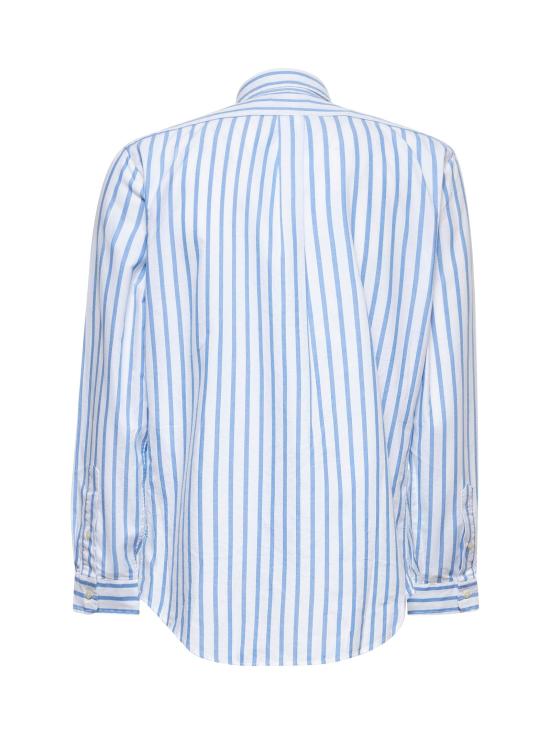 26SS 폴로 랄프로렌 커스텀핏 스트라이프 옥스포드 셔츠 710906622 001 BLUE - POLO RALPH LAUREN