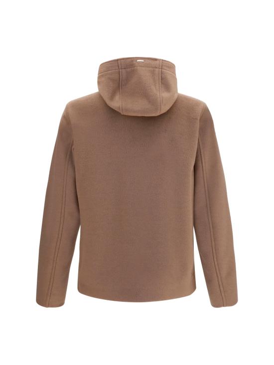 26FW 에르노 후드 버튼 여밈 재킷 후드 버튼 여밈 재킷 GI00114UR12910 BROWN - HERNO