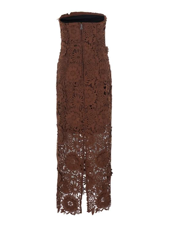 26SS 로테이트 바이 크리스텐슨 원피스 115624 BROWN - ROTATE BY BIRGERCHRISTENSEN