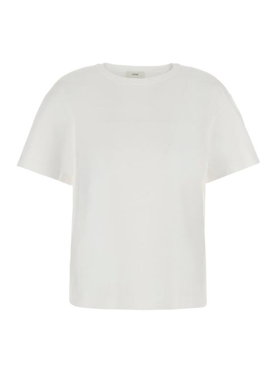 26FW 토템 클래식 오가닉 코튼 티셔츠 263WRT0529FB0502 WHITE