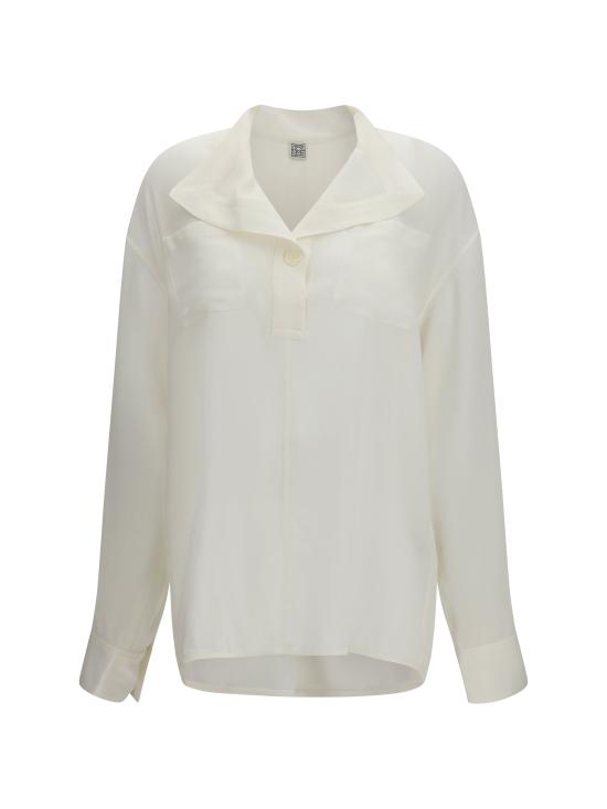 26SS 토템 셔츠 262WRT0675FB0480 WHITE - TOTEME