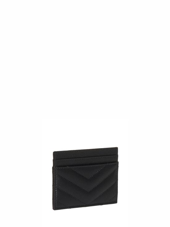 26FW 생로랑 카산드라 마틀라세 카드 케이스 423291BOW011000 BLACK - SAINT LAURENT