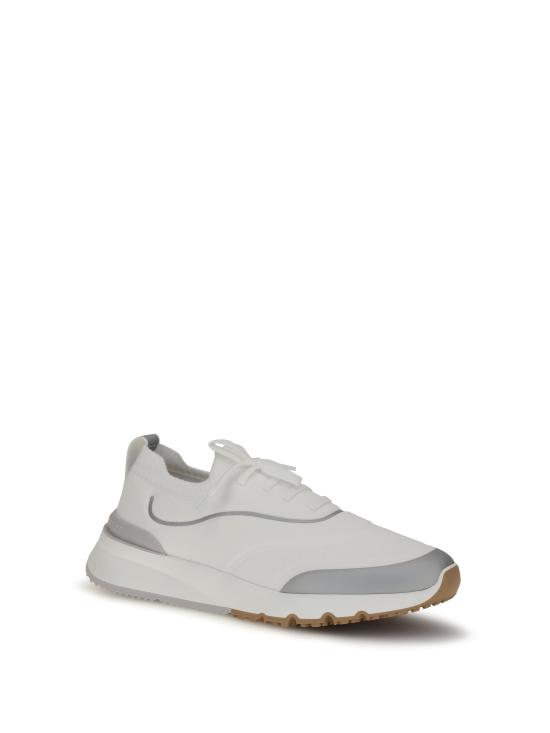 26SS 브루넬로 쿠치넬리 스니커즈 MZUAUFO340 WHITE
