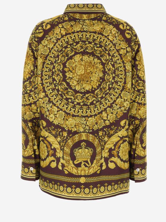 26SS 베르사체 셔츠 1001360 BURGUNDY - VERSACE