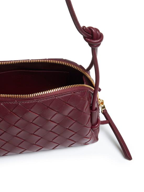 26FW 보테가베네타 인트레치아토 콘서트 파우치 794258VCPP12247 BURGUNDY - BOTTEGA VENETA