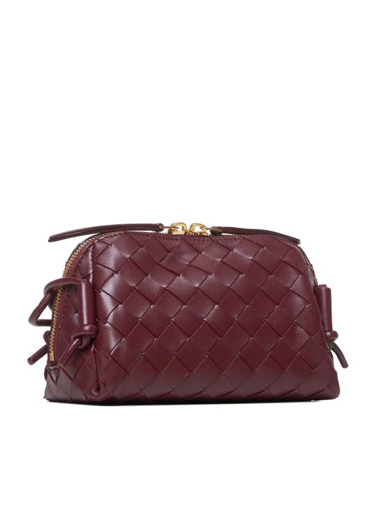26FW 보테가베네타 인트레치아토 콘서트 파우치 794258VCPP12247 BURGUNDY - BOTTEGA VENETA