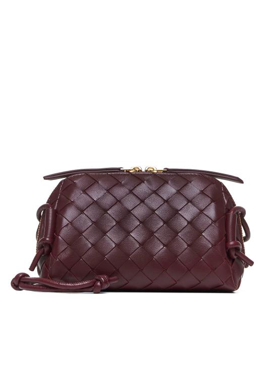 26FW 보테가베네타 인트레치아토 콘서트 파우치 794258VCPP12247 BURGUNDY