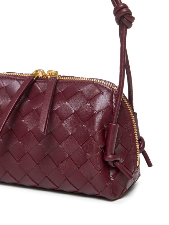 26FW 보테가베네타 인트레치아토 콘서트 파우치 794258VCPP12247 BURGUNDY - BOTTEGA VENETA