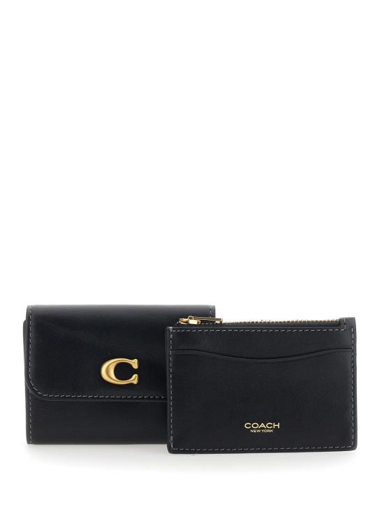 26FW 코치 명함지갑 CZ111 BLACK - COACH