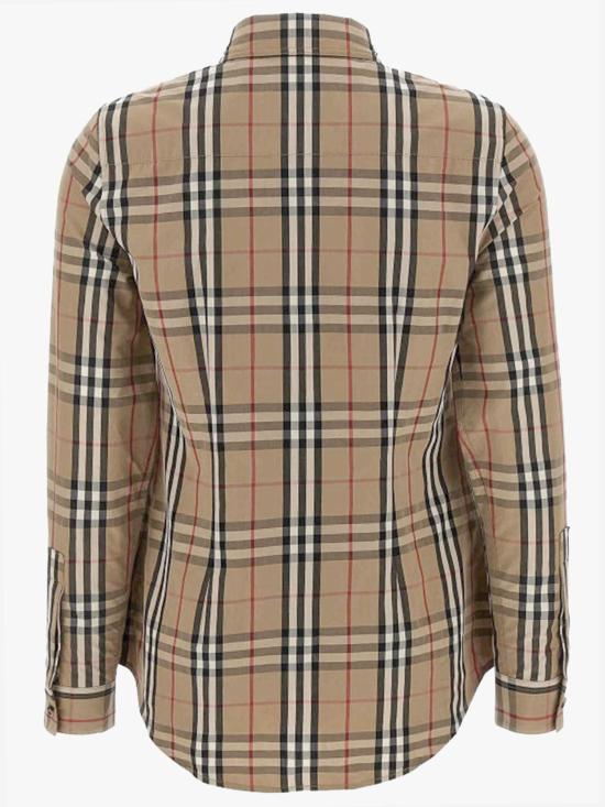 26SS 버버리 라프윙 체크 롱 슬리브 셔츠 8111847 BEIGE - BURBERRY